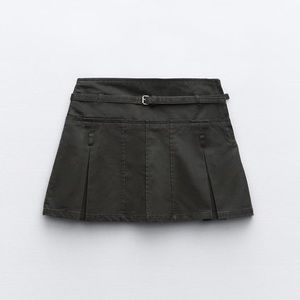Zara - Waxed Mini Skirt (Small)